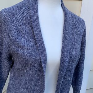 Banana Republic Purple Cotton Cardigan EUC